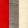 Gekaarde Wol - rood/wit harmonie - 3 x 10 gr
