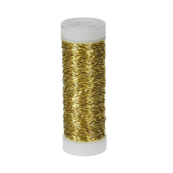 Patroondraad  0,25 mm - goud 45 m