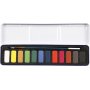 Aquarelset - gemengde kleuren - 12 st