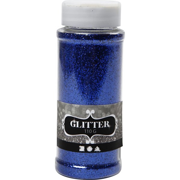 Glitter - blauw - 110 gr Glitter - blauw - 110 gr