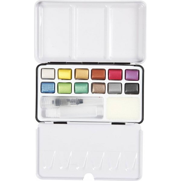 Art Aqua aquarelverf - metallic verf - 12 st