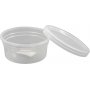 Plastic potje met deksel - 125 ml - 20 st