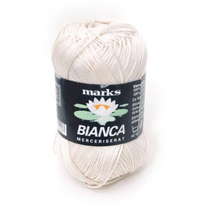 Bianca garen - 50g - Natuurlijk wit (1100) Bianca garen - 50g - Natuurlijk wit (1100)