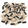 Bord met clip - 4 x 2 cm - 100 st