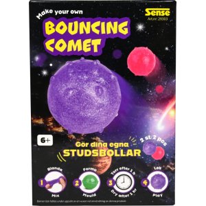 Knutselset met stuiterballen in paars en roze, 2 stuks - maak je eigen ballen Knutselset met stuiterballen in paars en roze, 2 stuks - maak je eigen ballen