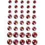Halve parels - rood - 40 st