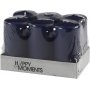 Blok licht - blauw - 50 mm - 6 st