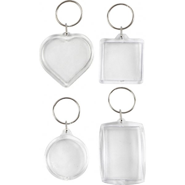 Sleutelhangers bedels - 4 st