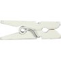 Mini wasknijpers - wit - 36 st