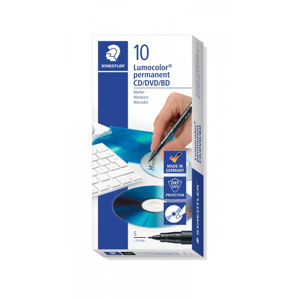 Markeerstift voor CD/DVD - Zwart