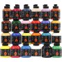 Pigment Art School - gemengde kleuren - zijdeglans - 24 x 500 ml