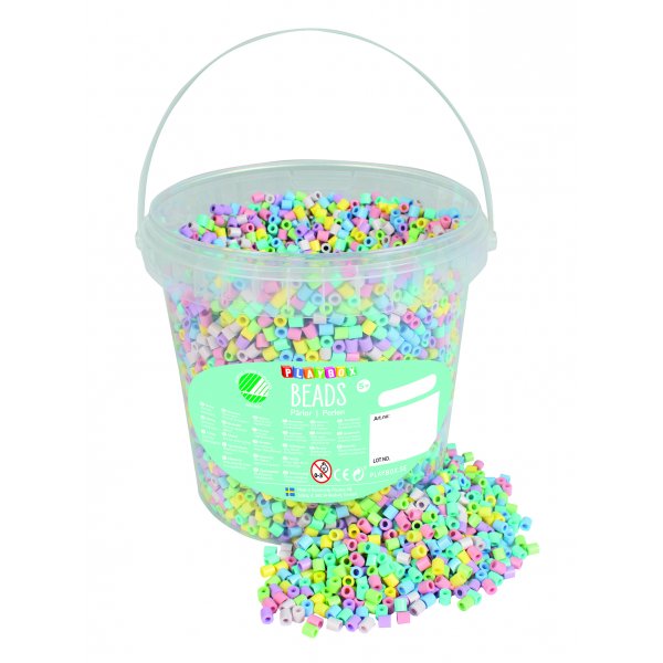Pijpkralen Pastel mix - 10000 st Pijpkralen Pastel mix - 10000 st