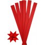 Sterstroken - rood - 11,5 cm - 100 stroken