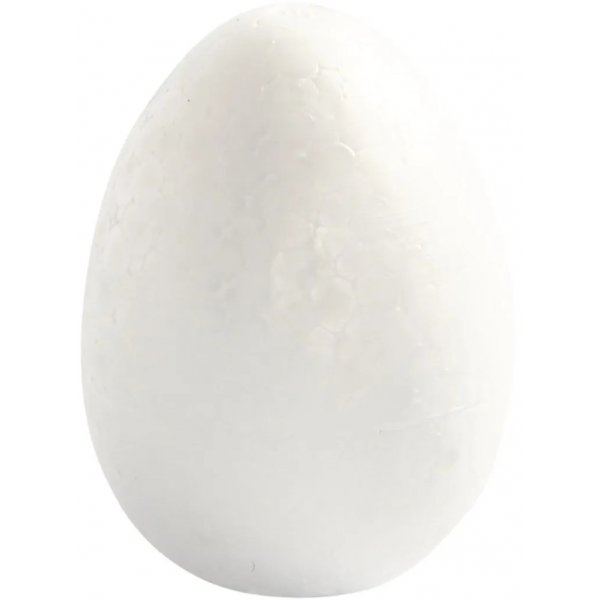 Frigolit eieren - Wit - H8 cm - 5 st