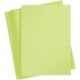 Gekleurd karton - lichtgroen - A4 - 180 gr - 100 vellen