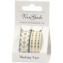 Washi tape - Goud/wit - Hartjes en stippen - folie