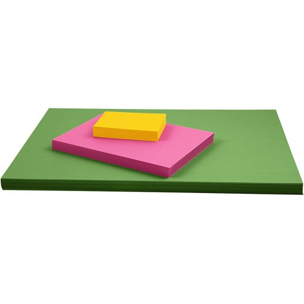 Gekleurd Karton - grasgroen - A2 - 180 gr - 100 vellen