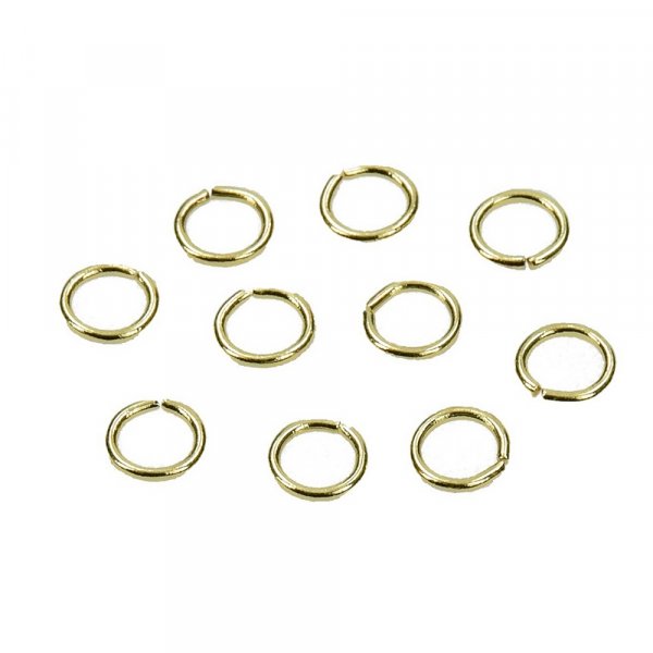 Lus  4,8 mm - goud 10-pack rond