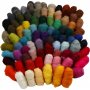 Gekaarde wol - 86 x 10 g