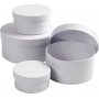 Ronde Papaskar - wit - 4 st