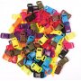 Klikgesp 11 mm gemengde kleuren 100 st