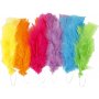 Neer op staaldraad - gemengde kleuren - 18 x 3 st