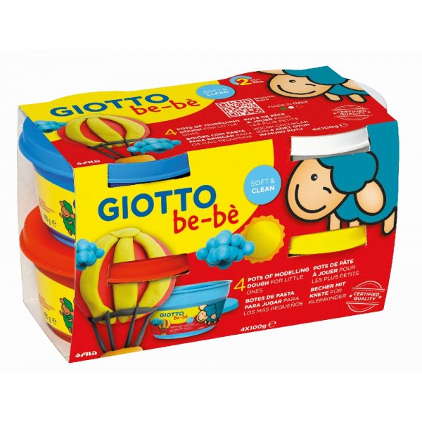 Model Giotto be-b 4-pack - Blauw/Wit/Rood/Geel