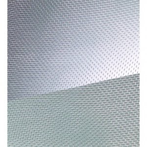Staaldraadgaas 1,8 x 1,8 mm / 100 x 40 cm - platinakleurig dun Staaldraadgaas 1,8 x 1,8 mm / 100 x 40 cm - platinakleurig dun