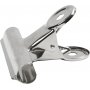 Metalen clip - zilver - 6 st