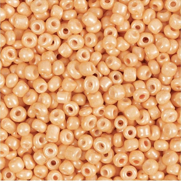 Rocaille kralen - perzik - 25 gr