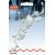 Stof merk Flower steel wit/crme