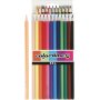 Colortime Kleurpotloden - gemengde kleuren - 12 st