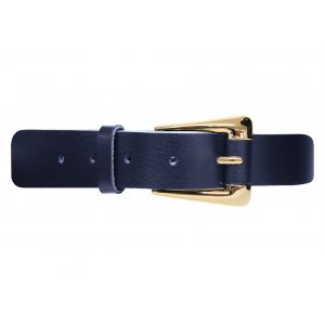 Dames riem van rundleer - Marineblauw - 85 cm Dames riem van rundleer - Marineblauw - 85 cm