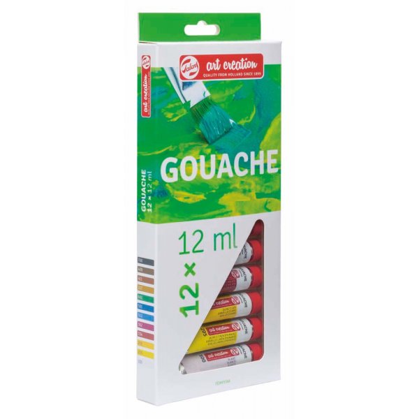 Gouachekleuren Art Creation 12 ml - 12 kleuren