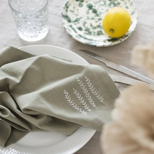 Mini DIY Kit Borduren, Servet Mini DIY Kit Borduren, Servet