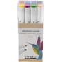 Tekenpen - standaardkleuren - 12 st