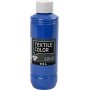Textiel Solide textielverf - briljantblauw - dekkend - 250 ml