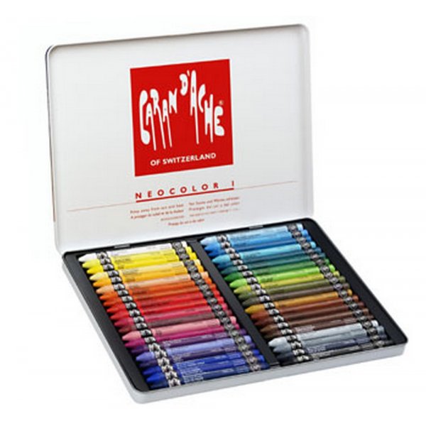 Waskrijt Caran d'Ache NeoColor I - 40 kleurpotloden