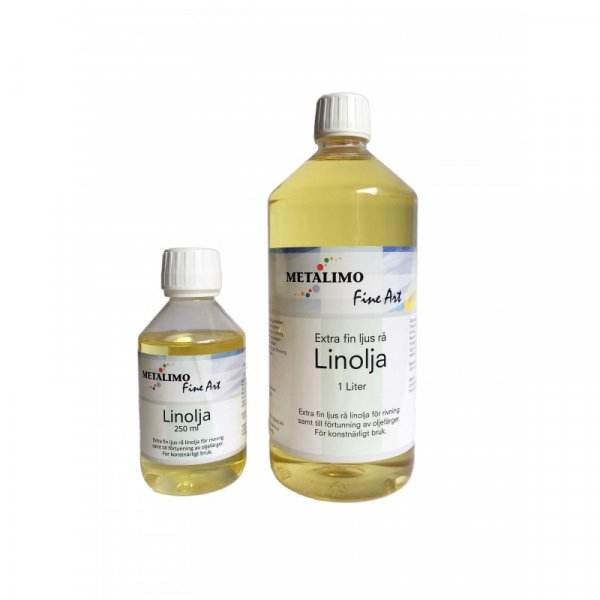 Extra fijne lichte rauwe lijnolie