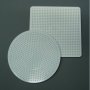 Nabbi parelbord 15 cm - wit 2 st. mix rond/vierkant