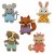 Veelkleurige knopen 20x25 mm - Forever Friends