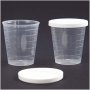 Beker met deksel - 30 ml - 75 st