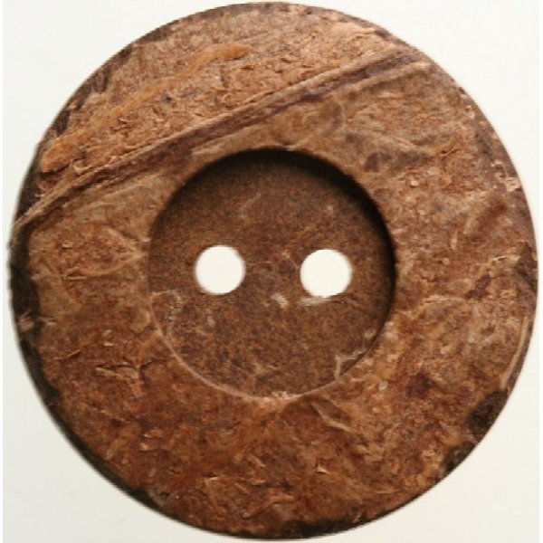 Knoop Rond 2-gaats 15 mm 7st - Donkergroene houten structuur