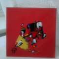 Klant imago Canvaspaneel 10 x 10 cm / 3 mm - opgespannen