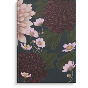 Notitieboekje met lijnen A5 tuindromen dahlia gelijnd