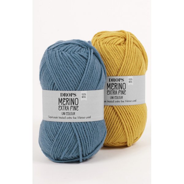 Drops Merino Extra Fine garen - 50 g (ca. 30 verschillende kleurkeuzes) Drops Merino Extra Fine garen - 50 g (ca. 30 verschillende kleurkeuzes)
