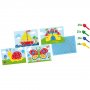 De mozaekset met illustraties