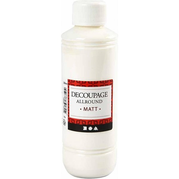 Decoupagelak - allround - mat - 250 ml Decoupagelak - allround - mat - 250 ml
