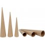 Hoge kegels - 4-5-6 cm - 3 st