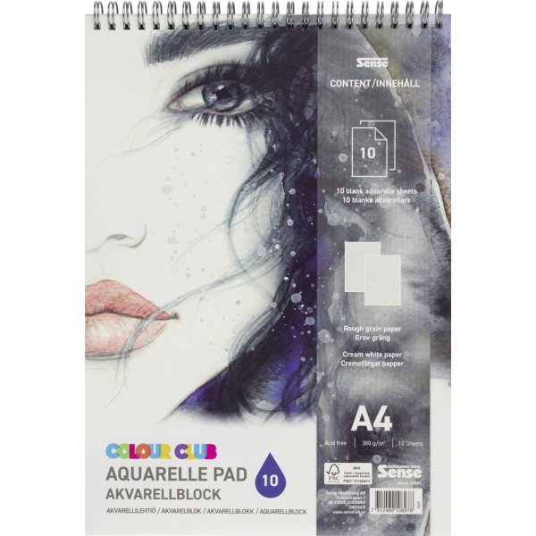 Color Club Aquarelblok Fsc A4 Spiraal